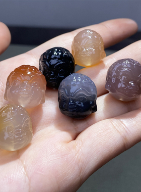 罗汉头手链玛瑙国风男女