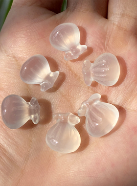 男女玉髓福袋坠子天然