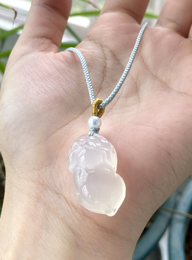 男女玉髓貔貅吊坠聚财