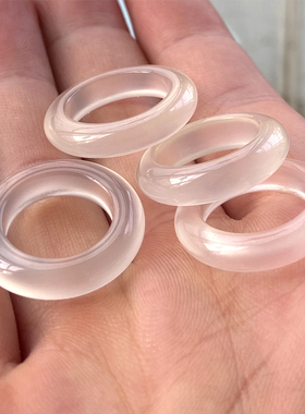 男女玉髓瑞丽马料戒指高冰