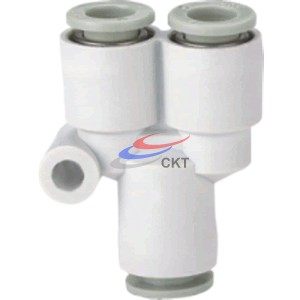 CKT  快速接头 Y型三通接头KQ2U08-00 快插接头