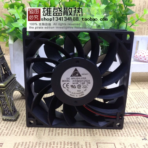 SPOT Original Taida FFB0912SH 9CM9025 12V 1,04A Три -линейный контроль температуры вентилятора большого объема воздуха.