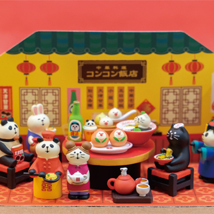 可爱日式猫zakka食完工位办公桌面上装饰小摆件创意好礼物送朋友