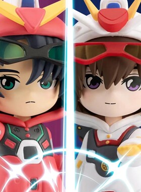 万代GUNDAM SEED DESTINY睡衣玩偶服高达系列盲盒周边Q版驾驶员潮