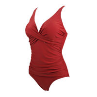 The 2024 new plus-size women's swimsuit is trendy and slimming, with a chest pad and no steel support to hide a plump belly. It's sexy, black and high-end thumbnail 7