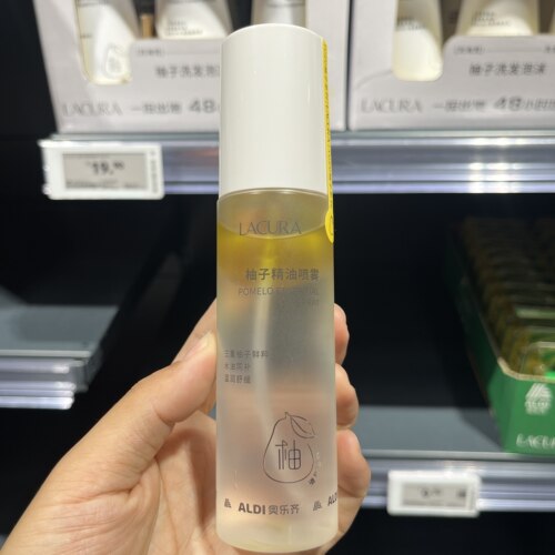 上海奥乐齐ALDI超市现采 LACURA袖子精油喷雾100ml 水油同补