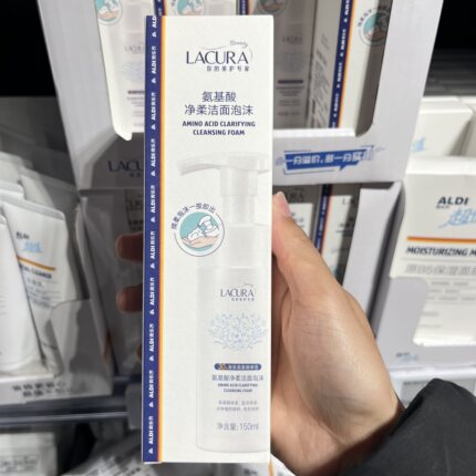 上海奥乐齐ALDI超市 LACURA氨基酸净柔洁面泡沫150ml温和洗面奶