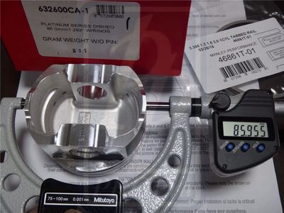 MANLEY Pistons BRZ 86 FA20 锻造活塞 A / B尺寸 86mm 10:1