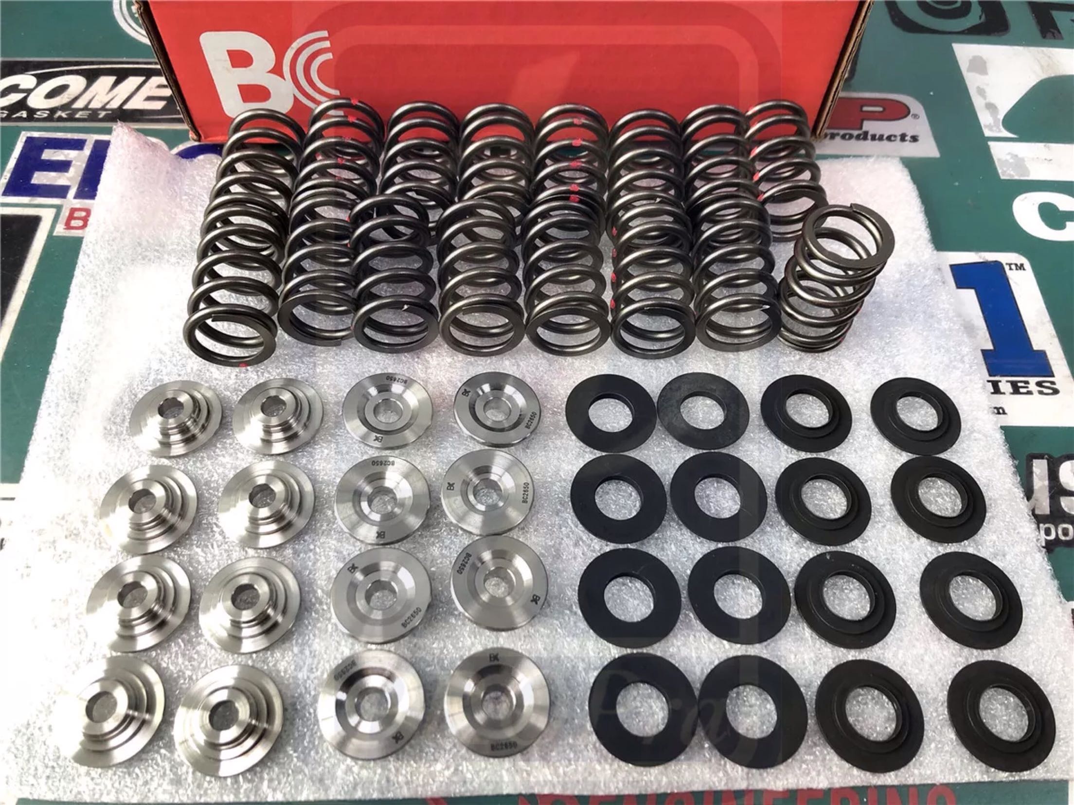 Brian Crower SUBARU BRZ FT86 FA20 强化 单层 气门弹簧 钛帽 BC