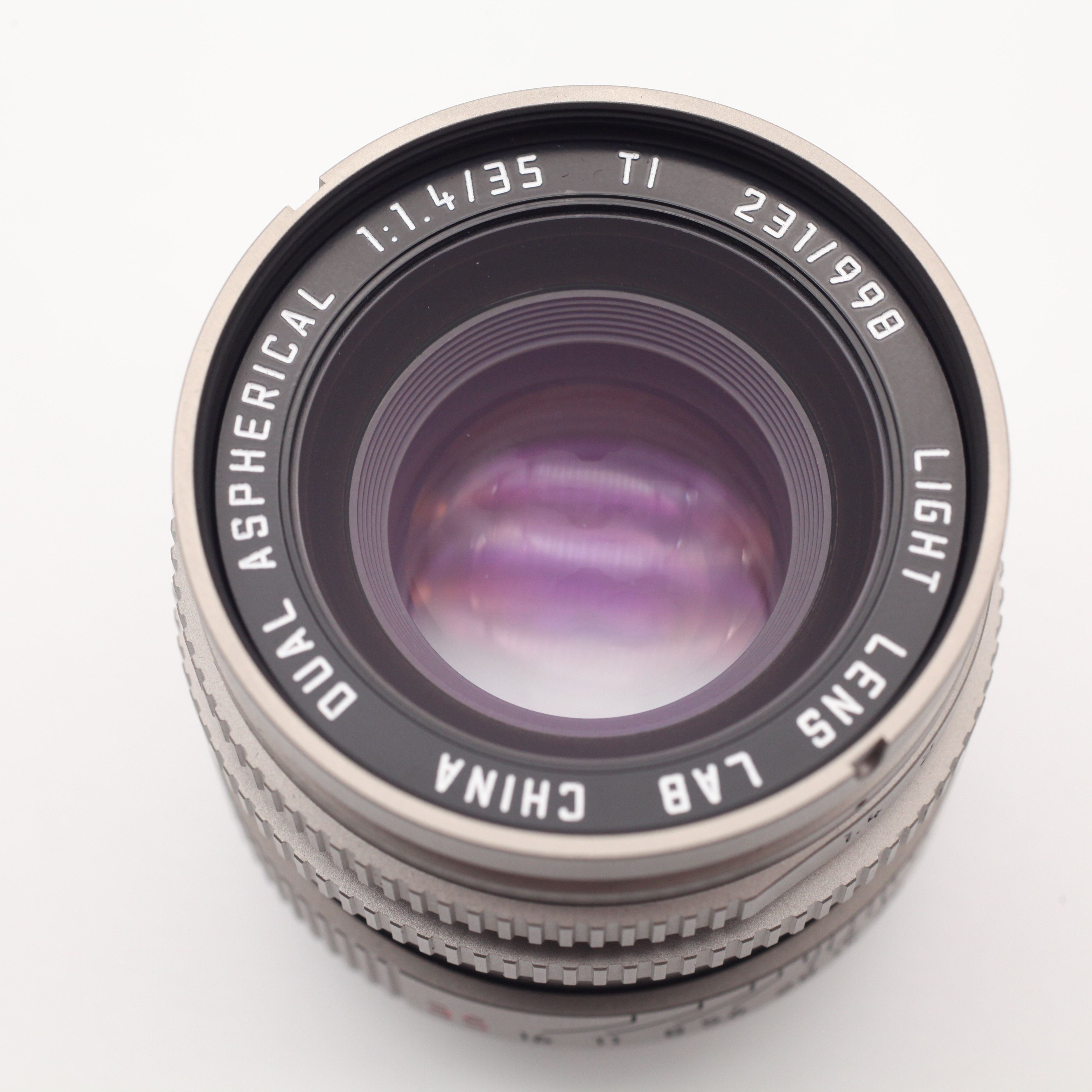 Light lens lab老周M35f1.4 11873复刻钛版限量版 双非复刻 M口