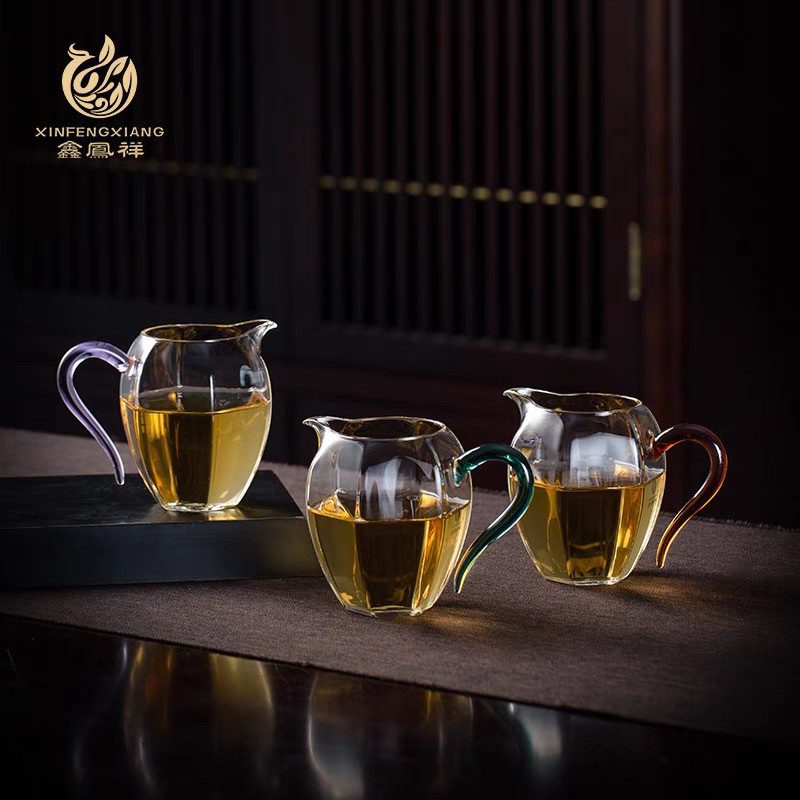 鑫凤祥六角晶钻公杯大容量公道杯耐热玻璃分茶器家用公道杯,餐饮具,公道杯,淘宝优惠券,粉丝福利购,淘宝优惠卷