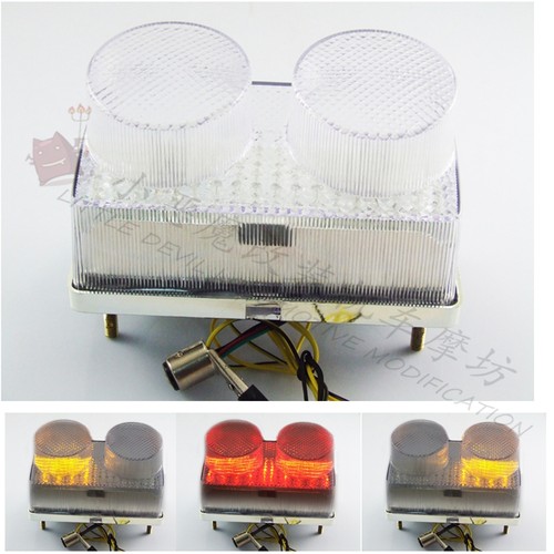 R1 98-99 FZR600/750/1000 88-93改装LED转向集成后尾灯刹车灯