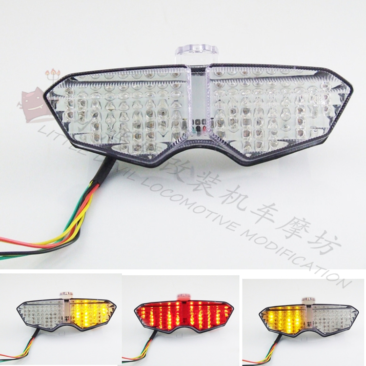 适用于雅马哈 R6 03-05/R6S 06-09 改装LED转向集成后尾灯刹车灯