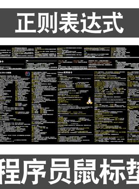 程序员鼠标垫正则表达式linux方法vim命令idea快捷键编程防水桌垫