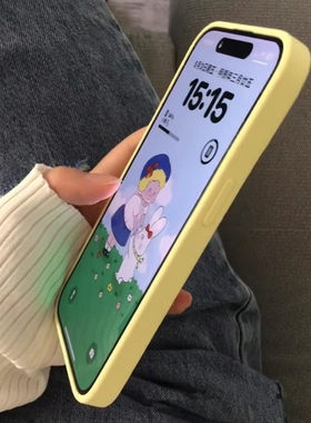 全包边真液态硅胶适用note13小米14pro壳12s奶油浅黄色ultra红米K70至尊版K60软糯E耐脏K50小红书11女10s