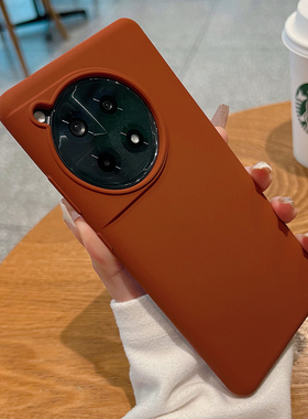 液态硅胶适用一加1+Ace3/5美拉德色壳新款12高级感耐脏不发黄ace2pro软糯亲肤手感全包防摔个性简约软外壳