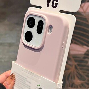 砂粉色耐脏不泛黄适用一加turbo6手机壳1+turbo6v液态硅胶防摔软糯保护套