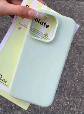 ins软糯薄荷曼波绿适用Magic6华为荣耀200壳100/50/X40GT耐脏60液态硅胶80PRO/70新款4/3魔术5/x30软x50