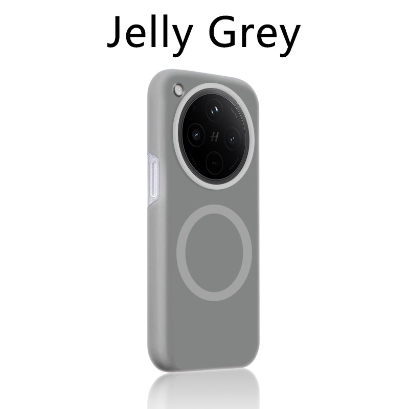 强磁吸雾面半透果冻炭灰色适用OPPO Reno15/14/13pro手机壳Findx9/x8液态硅胶X8s+无线充电x7Ultra肤感防指纹