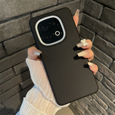 ins质感黑适用VIVO IQOO13液态硅胶iqoo13pro手机壳新款全包防摔壳简约