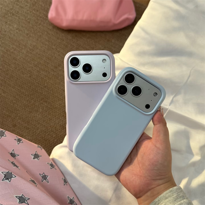 青雾蓝适用iQOO15Pro手机壳Z9新款爱酷13高级女男12Pro大孔11S潮