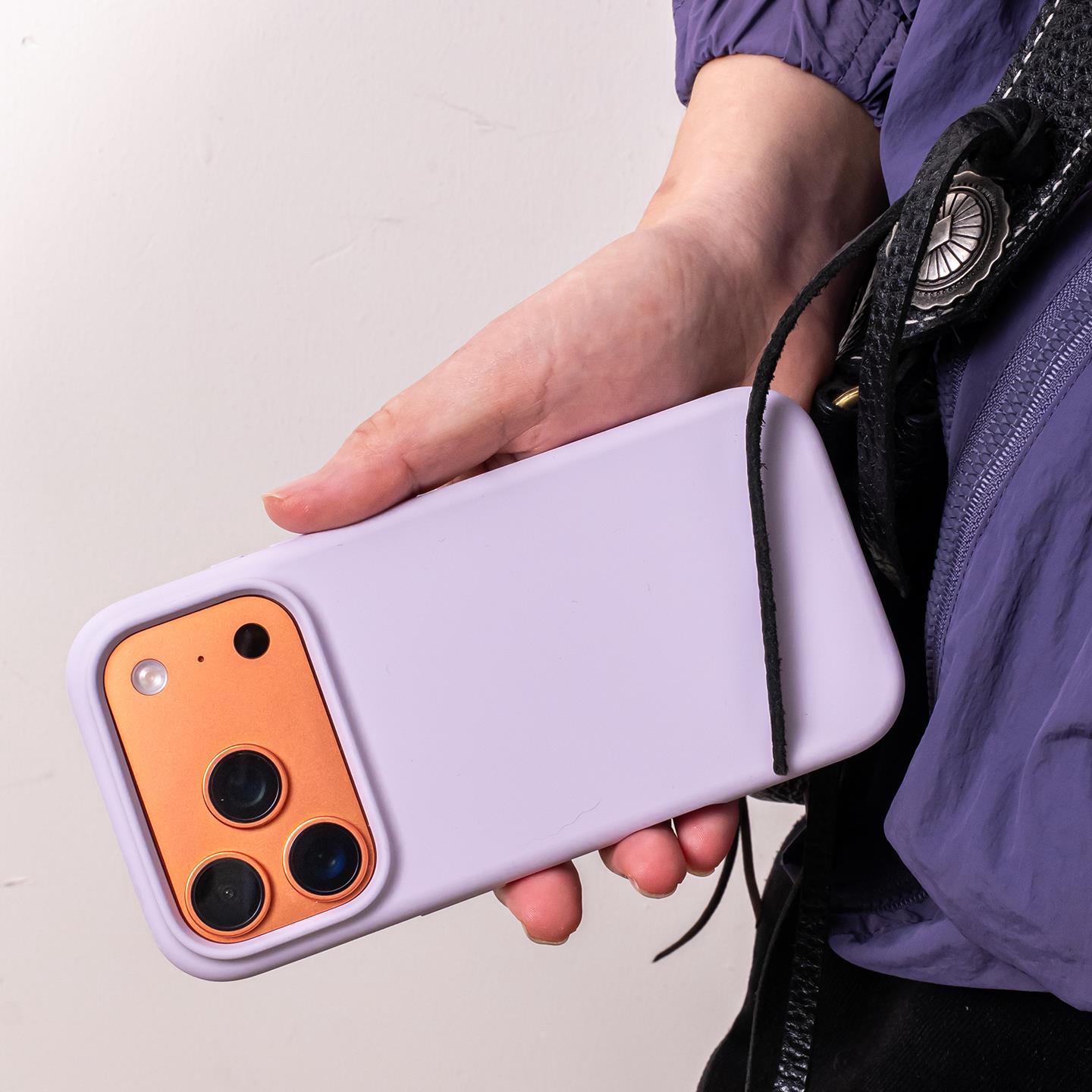 豆紫色液态硅胶适用opporeno15pro手机壳肤感reno14/13/12软糯findx9防摔x8ultra纯色x7简约男女保护套