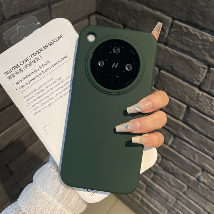 ins简约暗夜绿适用oppoFindx8手机壳新款findx8pro液态硅胶x8ultra全包x8s+防摔findx9pro高级感软壳男女