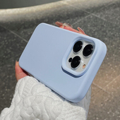 S10奶蓝色S16液态硅胶S18e适用vivoS19壳x100pro高级感s17碳灰色x90s时尚 x80纯色x70耐脏y53s不变黄xnote