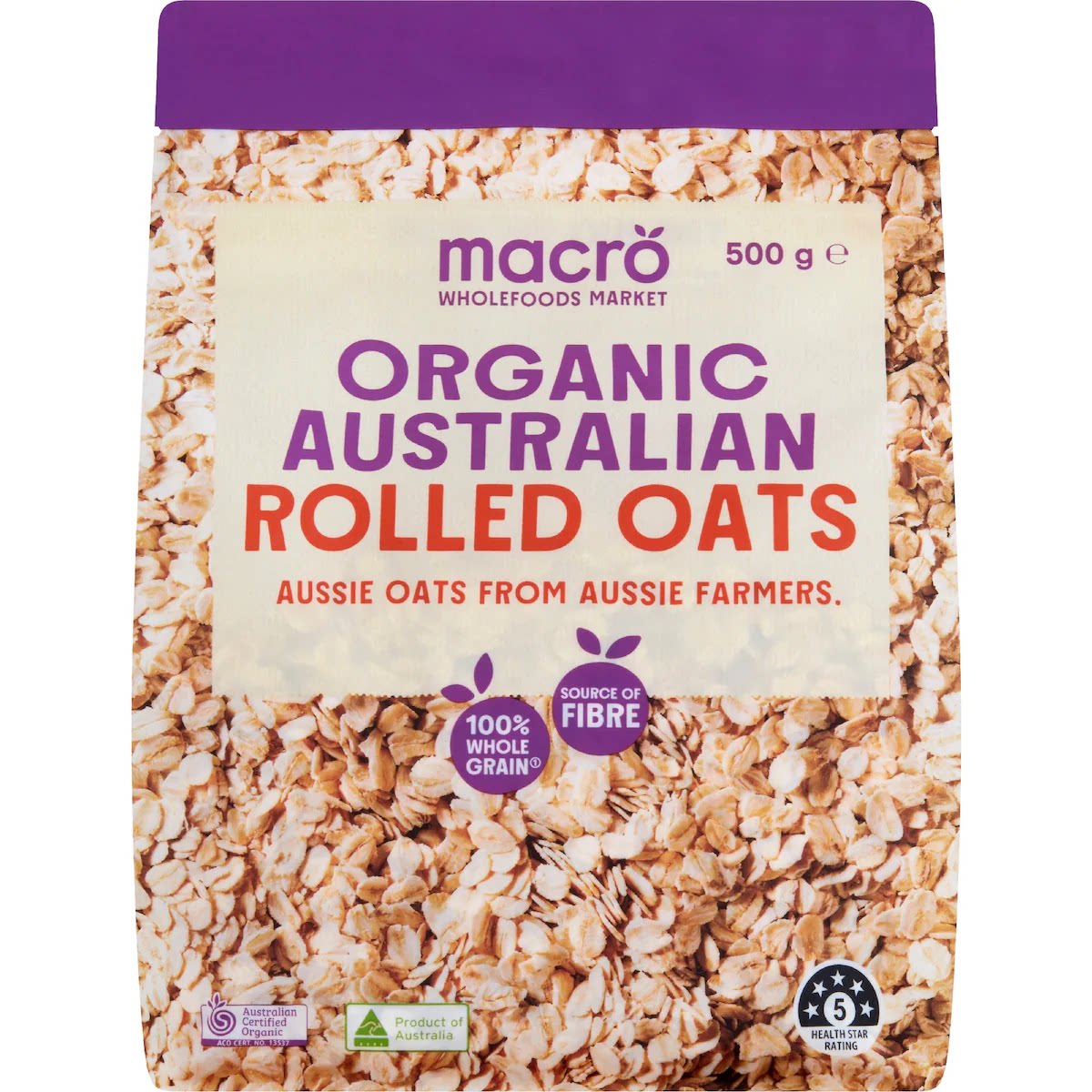 小肚腩澳洲代购 Macro organic oats有机燕麦片 无糖宝宝辅食孕妇