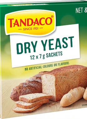 澳洲代购Tandaco Dry Yeast 干酵母12X7G Sachets 84g