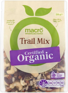 小肚腩澳洲代购 macro organic trail mix有机混合坚果 250g