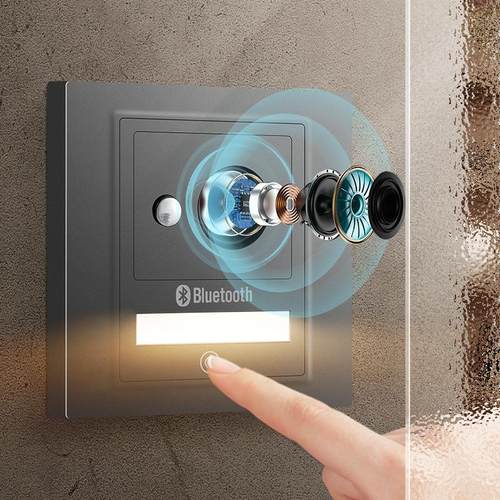 蓝牙音响带触摸小夜灯