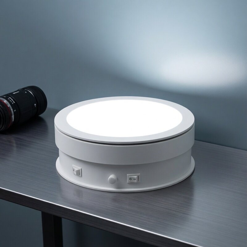 Qinmay晴美电动发光转盘珠宝玉器