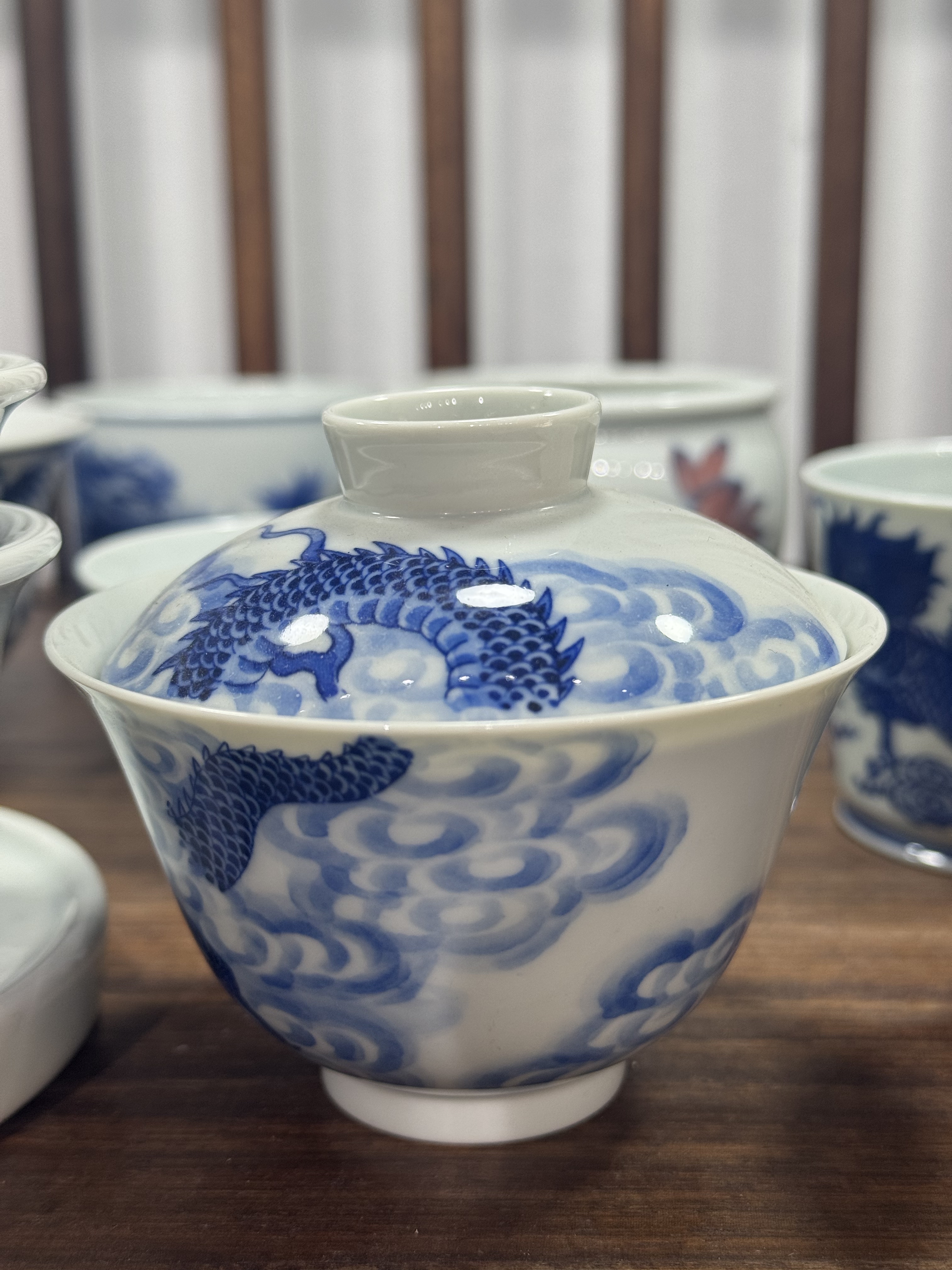 景德镇陶瓷手绘2026新款青花龙纹主人杯单杯龙年龙杯送礼茶杯茶具
