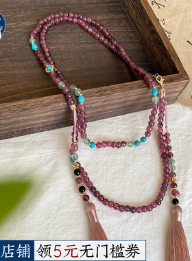 新中式古风汉服配饰斜挎链璎珞