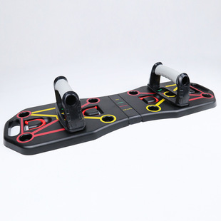 升级款8角折叠俯卧撑板支架器材胸肌训锻炼多功能拉绳折叠训练板