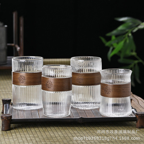 高硼硅玻璃单层杯家用大容量茶杯牛奶饮料功夫茶具咖啡杯喝茶杯