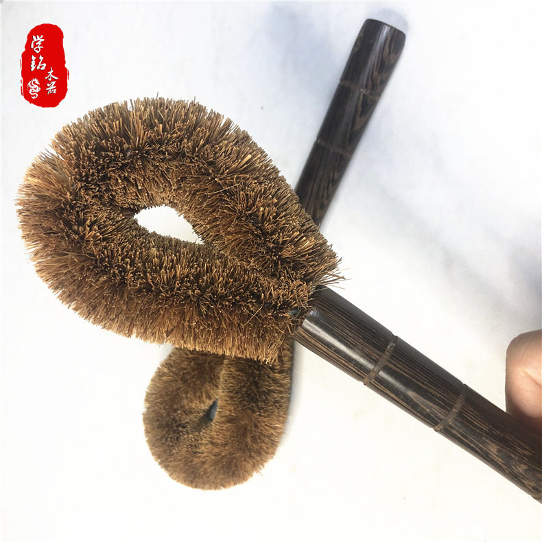 鸡翅木锅刷树棕毛刷子刷锅刷子清洁实用刷碗锅刷木质厨房用