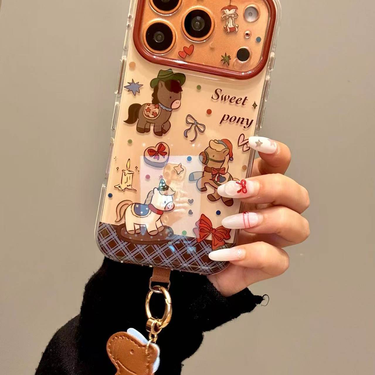 童趣可爱蝴蝶结牛仔帽小马适用于iphone17promax苹果16手机壳新款可爱卡通童趣创意新款防摔,3C数码配件,手机保护套/壳,淘宝优惠券,粉丝福利购,淘宝优惠卷