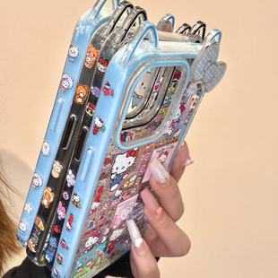 拓麻歌子自嘲熊頭套可愛貓咪輕松熊iphone16proma蘋果15pro手機(jī)殼滿滿少女心軟萌甜美童趣