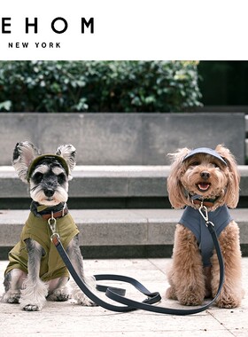 反光凉凉背心 PEHOM美国进口宠物狗狗猫中小型犬夏天防晒衣服帽子