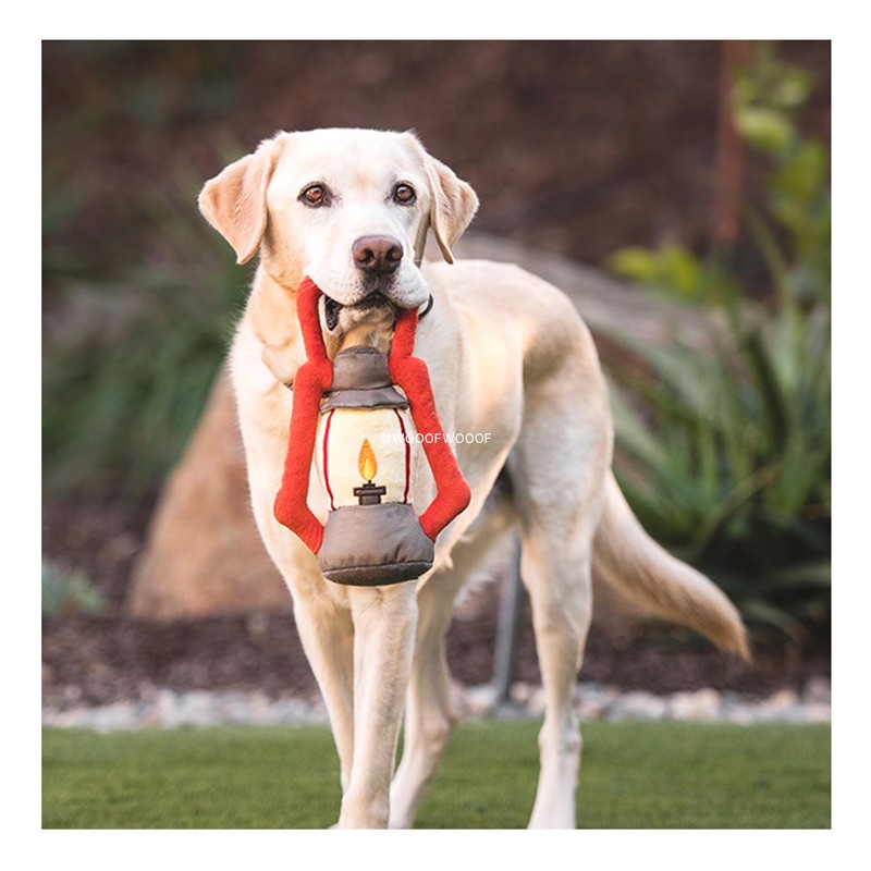 露营系列 P.L.A.Y.美国进口petplay宠物狗狗发声玩具毛绒陪伴玩具