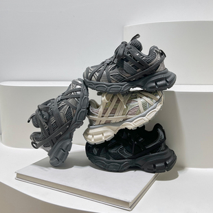 儿童运动鞋2026春秋新款蜘蛛侠绑带男童老爹鞋女童加绒亲子跑步鞋