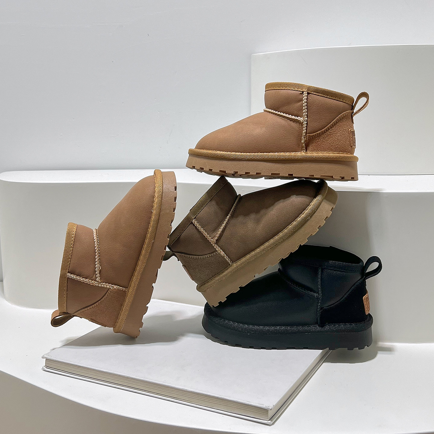 儿童雪地靴2025冬季宝宝棉鞋男童保暖棉靴加绒加厚防水女童雪地鞋,童鞋/婴儿鞋/亲子鞋,雪地靴,淘宝优惠券,粉丝福利购,淘宝优惠卷