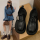 子百搭软底乐福鞋 厚底小皮鞋 爆款 黑色jk单鞋 女英伦风2026春季 新款