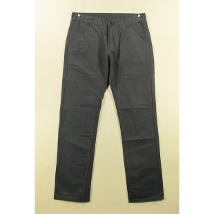 男32码 05502 黑色修身 F108 直筒洗水通勤全新品 休闲裤