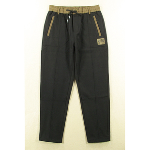 0284 休闲裤 弹力宽松束脚R410 松紧腰加绒加厚冬季 男欧版