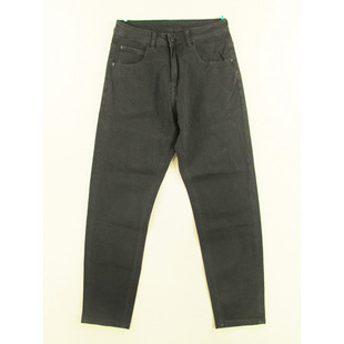 复古宽松锥形老爹哈伦裤 黑色韩版 长裤 W307 牛仔裤 6802 男32码