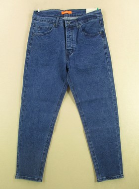 牛仔裤男30码加厚弹力锥形小脚裤外单KHCO长裤子S401/68501-15