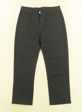 黑色牛仔裤男美式慵懒风阔腿裤厚款新复古宽松直筒L501/3881*02